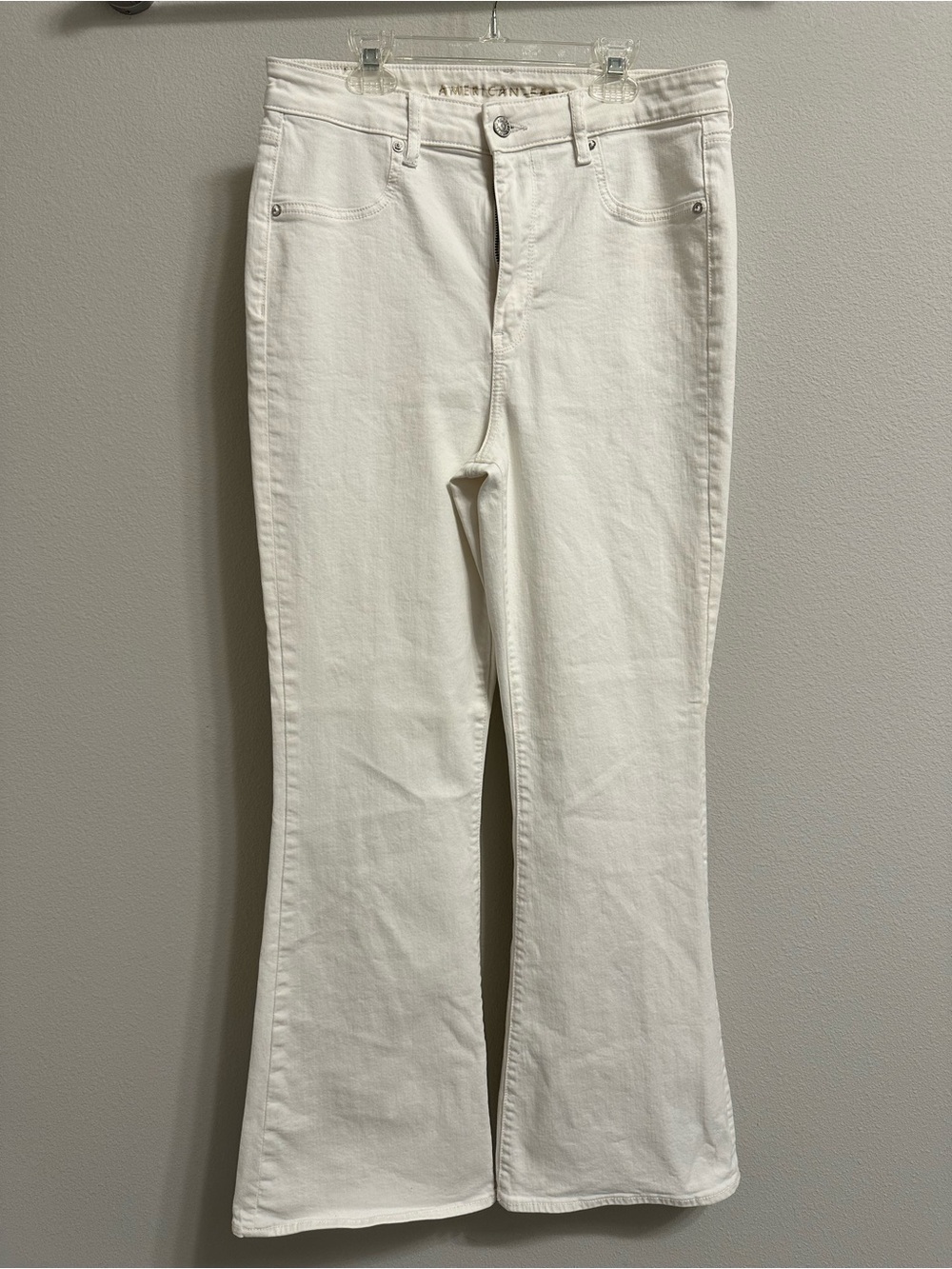 American Eagle Outfitters Highest Rise Flare Jeans size 12 regular 91% cotton